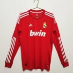 2011-12 Real Madrid Second Away Jersey Retro Long Sleeve Shirt