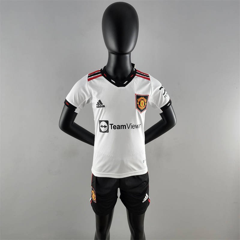 1 22-23 kids Jersey Manchester United away Size 16-28 - Image 1