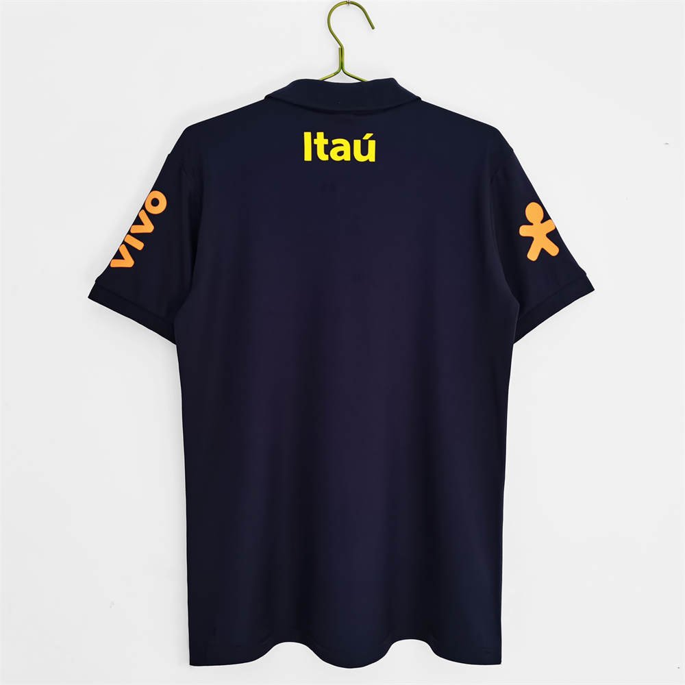 3 2022-23 Brazil Polo Shirt Royal blue - Image 3