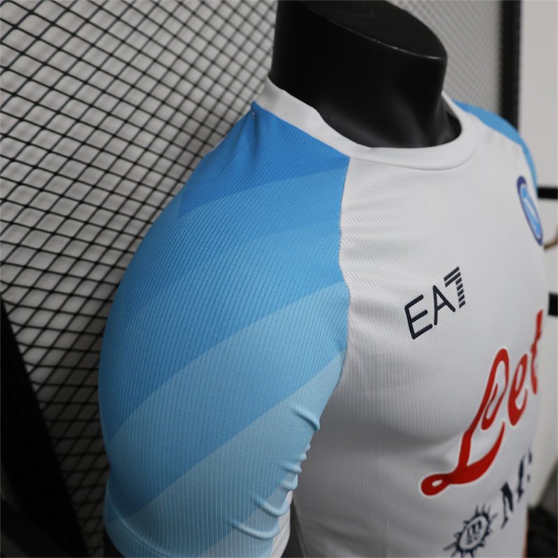 3 2023-24 Napoli Soccer Jersey Campioni Player Version Shirt - Image 3