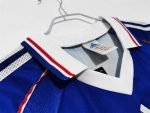 1998 France Home Jersey Retro Long Sleeve Shirt - Image 9