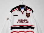 1998-99 Manchester United Away Jersey Retro Long Sleeve Shirt - Image 3