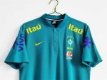 2021 Brazil Polo shirt Lake Blue - Image 3