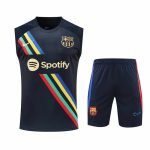 Barcelona Training Kit (Top+Shorts)-QS#BA01S - Image 3