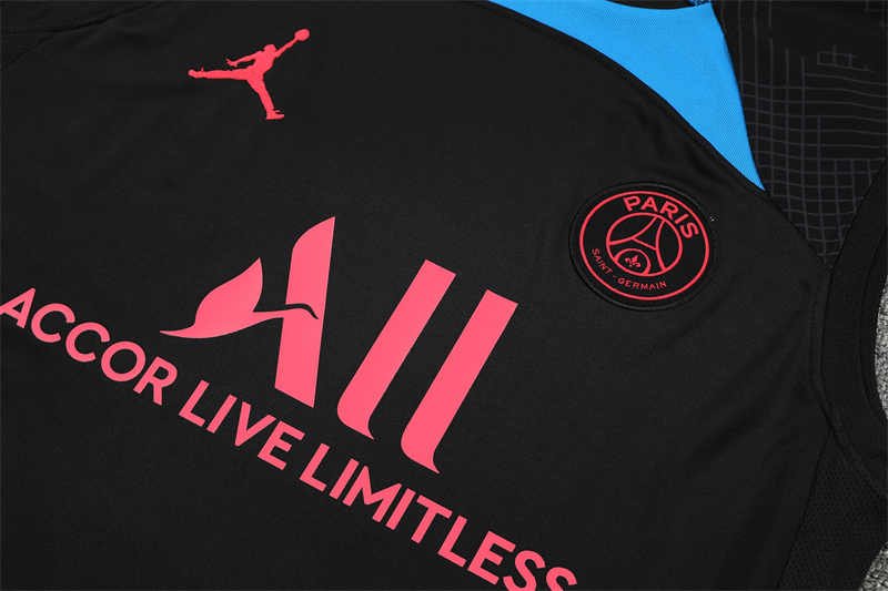 01689 Paris Saint-Germain Training Kit (Top+Shorts)-QS#PSG014S - Image 6