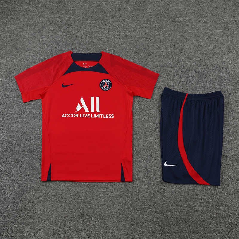 08395 副本 Paris Saint-Germain Training Kit (Top+Shorts)-QS#PSG010 - Image 4