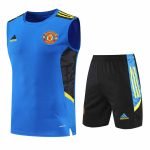 Manchester United Training Kit (Top+Shorts)-QS#MU04S