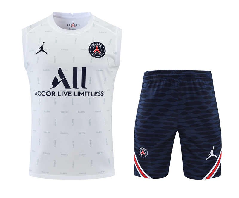 1 (4) Paris Saint-Germain Training Kit (Top+Shorts)-QS#PSG017S - Image 3