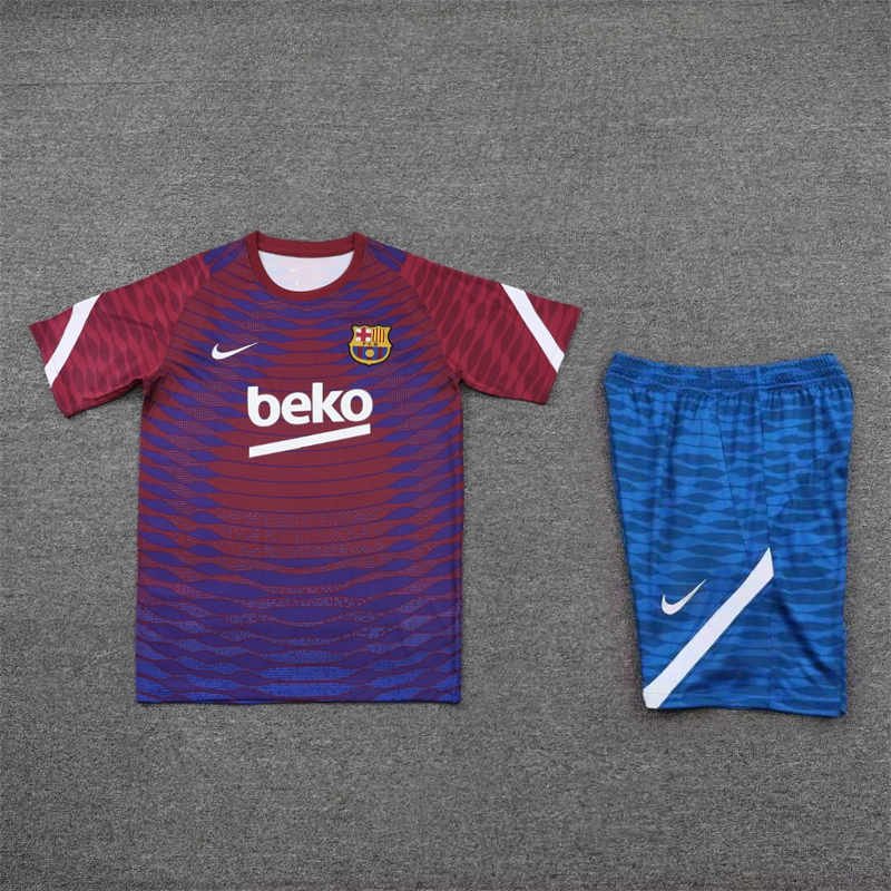 141EA95C-0772-441D-9342-CB712C0A8AFB Barcelona Training Kit (Top+Shorts)-QS#BA021 - Image 4