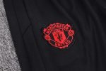 23-24 Manchester United White + Black (Tops and Pant) Training Suit Kit - Image 11
