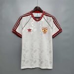 Retro 1991 Manchester United Jersey white S-XXL Shirt