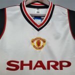 Retro 1985 Manchester United Jersey Football Shirt white S-XXL - Image 3