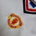 Retro 1985 Manchester United Jersey Football Shirt white S-XXL - Image 4