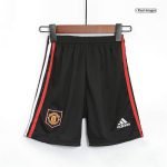 22-23 Kids Manchester United White Jersey Kit Football Size 16-28 - Image 4