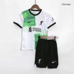 23-24 Kids Liverpool Away Jersey Kit Football Size 16-28