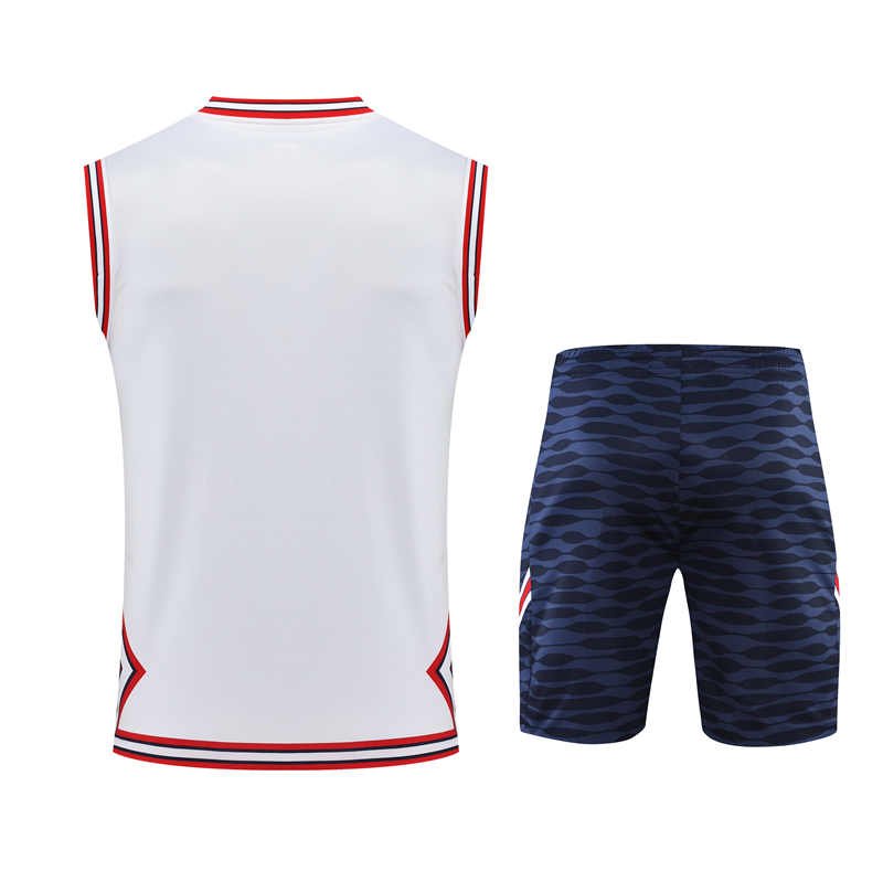 5-- 副本 Paris Saint-Germain Training Kit (Top+Shorts)-QS#PSG013S - Image 4