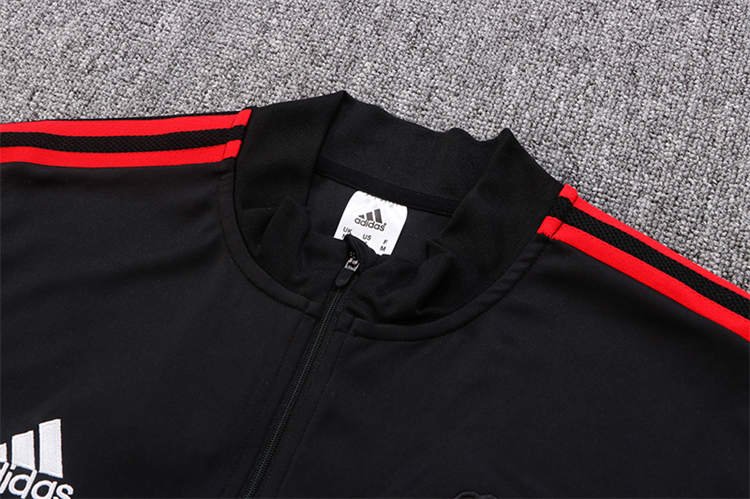 b677d1e8 Manchester United Black Training (Tops and Pant) Suit Kit-CJ#04 - Image 6