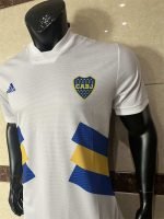 23-24 Boca white casual Jersey player version Shirt - Image 2