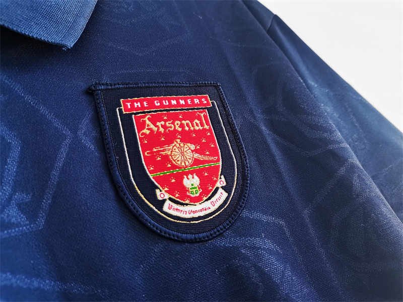 psc (3) Retro Jersey Arsenal 95-96 Away Football Shirt S-XXL - Image 4