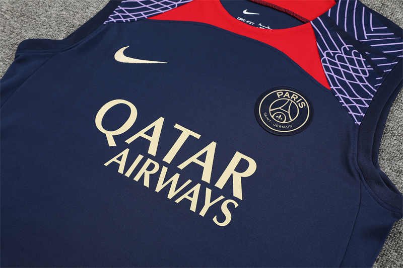 无题会话00820 Paris Saint-Germain Training Kit (Top+Shorts)-QS#PSG09S - Image 7
