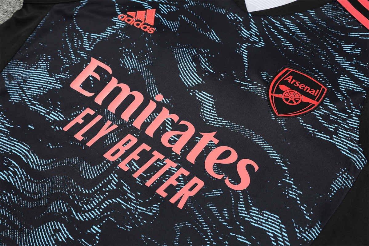 无题会话01552 Arsenal Training Kit (Top+Shorts)-QS#AR08S - Image 5