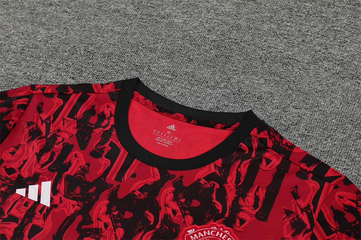 无题会话04428 Manchester United Training Kit (Top+Shorts)-QS#MU08S - Image 7