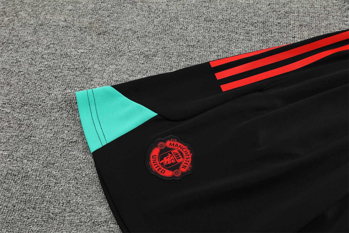 无题会话04444 Manchester United Training Kit (Top+Shorts)-QS#MU08S - Image 9