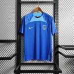 22-23 England Jersey Training Blue (Fans Version) Football Shirt