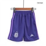 Kids Jersey Argentina World Cup Away Kit(Jersey+Shorts) Size 16-28 - Image 4