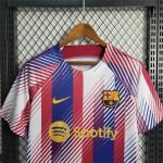 23-24 Barcelona Training Jersey (Fans Version) Football Shirt - Image 4