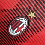 23-24 AC Milan Home Jersey (Fans Version) Long Sleeve Football Shirt - Image 4