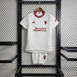 23-24 Kids Manchester United 2nd Away Jersey Football Kit