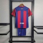 23-24 Kids Barcelona Home Jersey Kit Football Size 16-28 - Image 2
