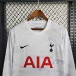 23-24 Tottenham Home Jersey (Fans Version) Long Sleeve Football Shirt - Image 3