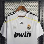 09-10 Real Madrid Home Jersey Retro Football Shirt S-XXL - Image 3