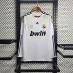 09-10 Real Madrid Home Jersey Retro Football Shirt Long Sleeve S-XXL