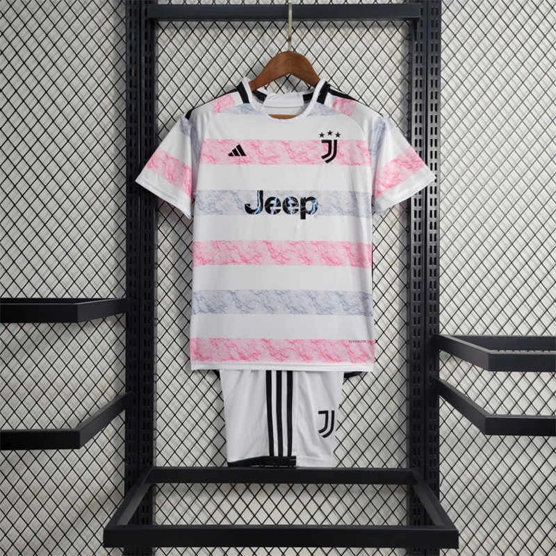 empty-placeholder.webp 23-24 Kids Juventus Away Jersey Kit Football Size 16-28 - Image 1