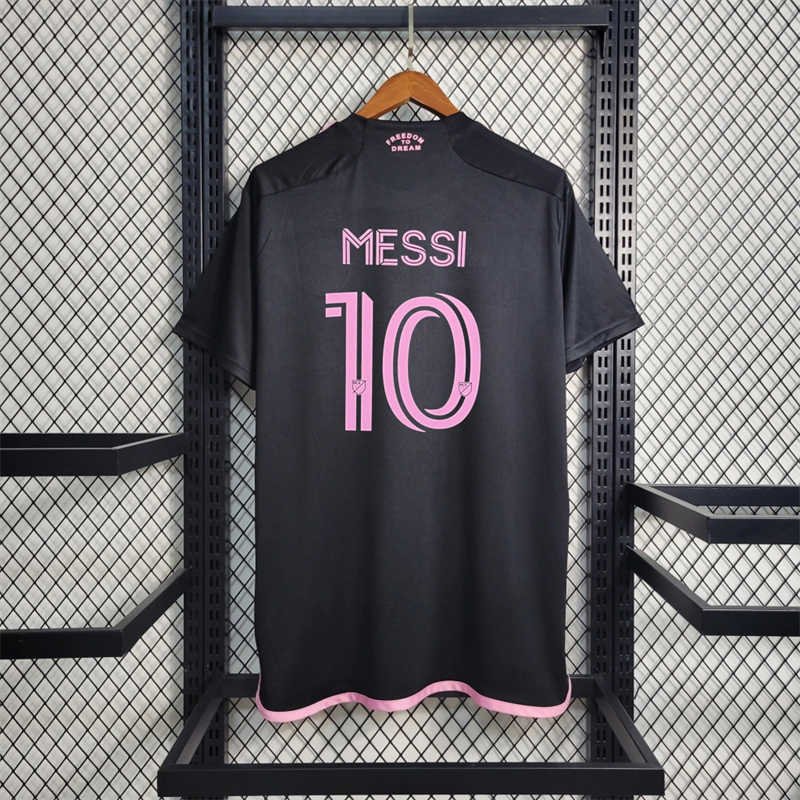 empty-placeholder.webp 23-24 Messi#10 Miami Away Jersey (Fans Version) Football Shirt - Image 1