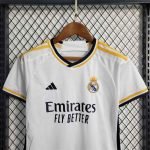 23-24 Kids Real Madrid Home Jersey Kit Football Size 16-28 - Image 4