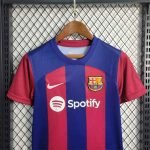 23-24 Kids Barcelona Home Jersey Kit Football Size 16-28 - Image 4