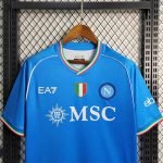 23-24 Napoli Home Jersey (Fans Version) Football Shirt - Image 4