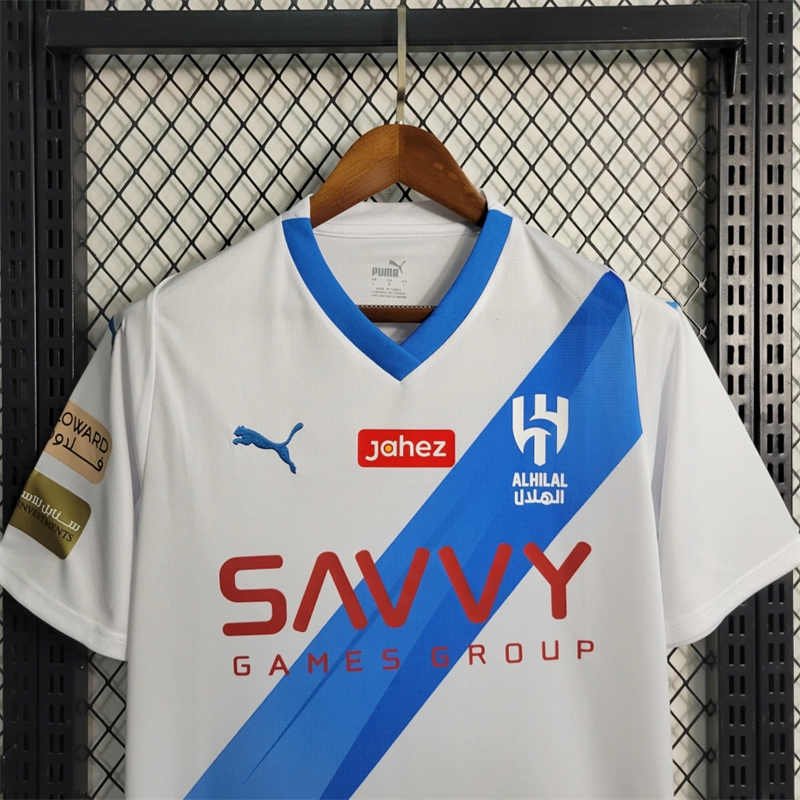 empty-placeholder.webp (4) 23-24 Al Hilal Away Jersey (Fans Version) Football Shirt - Image 4