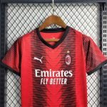 23-24 kids Jersey AC Milan Home Jersey Kit Football Size 16-28 - Image 5