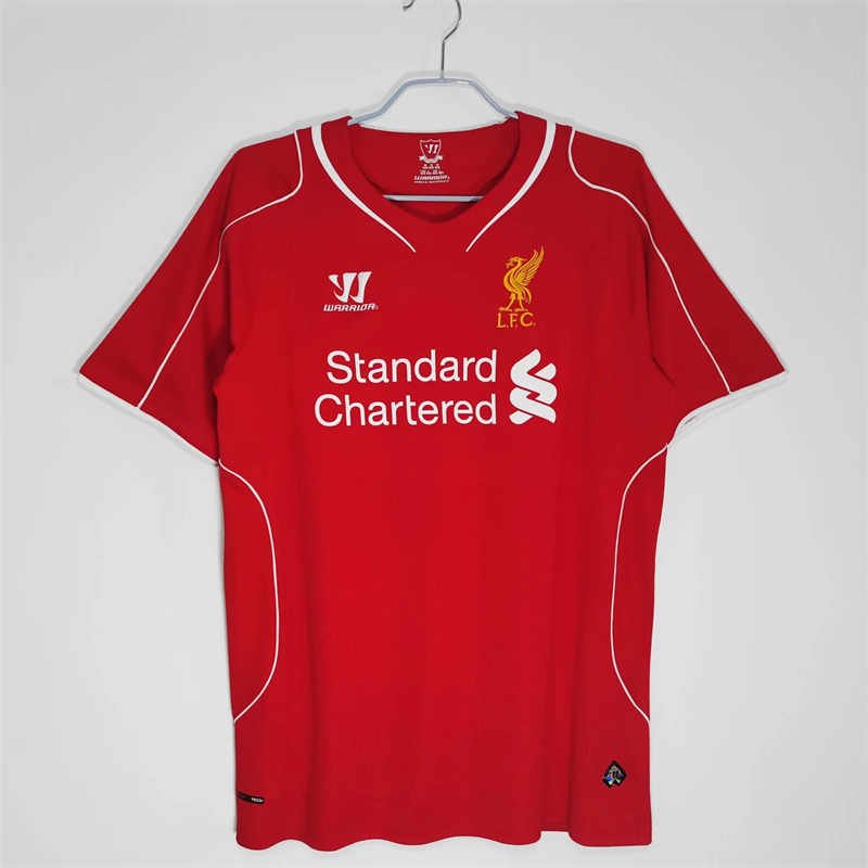 psc.webp 14-15 Retro Liverpool Jersey Home Football Shirt S-XXL - Image 1