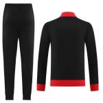 23-24 AC Milan Training Kit (Jacket+Pants)-ZJ#AC02-Black - Image 2