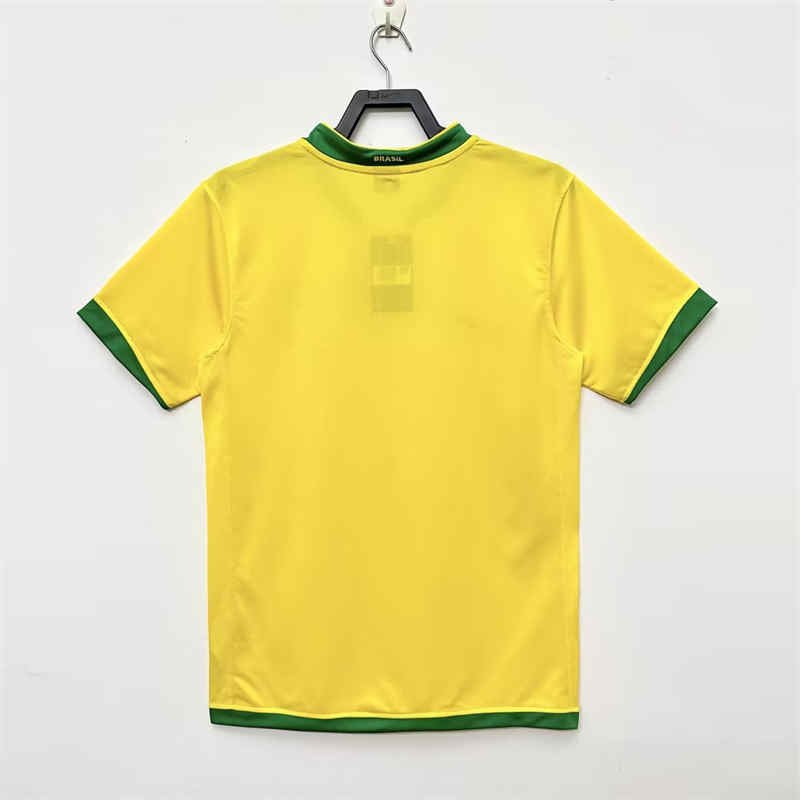 3d7c2572 2006 Retro Brazil Home Jersey Football Shirt S-XXL - Image 2