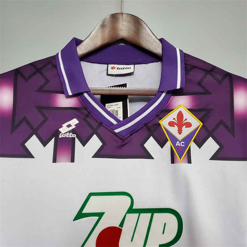 46d1d91b 92-93 Retro Florence Away Jersey Football Shirt S-XXL - Image 4