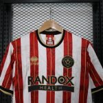 23-24 Sheffield United Home Jersey (Fans Version) Football Shirt - Image 5