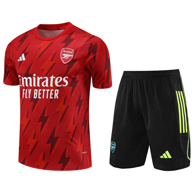 67076244 Arsenal Training Kit (Top+Shorts)-QS#AR012 - Image 1