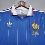 1982 France Home Jersey Football Shirt S-XXL - Image 3